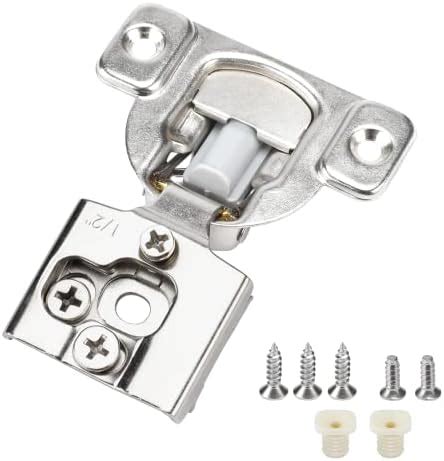 LONTAN 10 Pack Soft Close Bathroom Cabinet Hinges 1 2 Inch Overlay