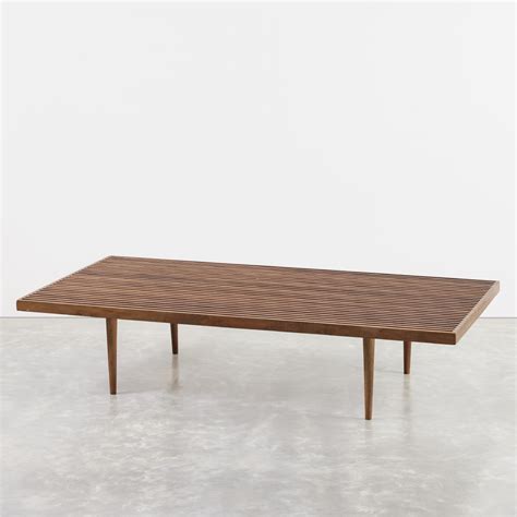 Mid Century Slat Bench By Mel Smilow Coup Detat