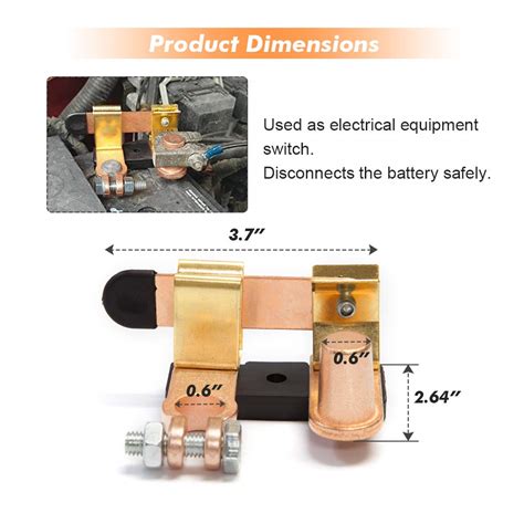 Snapklik Top Post Battery Disconnect Switch V V