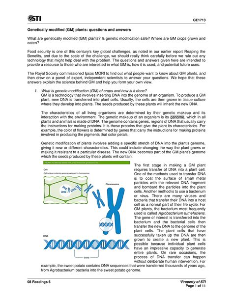 08 Readings 6 Geneticlly Modified Plants 08 Readings 6 Property Of