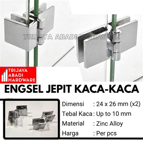 Jual Engsel Jepit Kaca Ke Kaca 90 180 Derajat Engsel Pintu Kaca