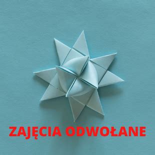 Klub Origami zajęcia odwołane WOJEWÓDZKA I MIEJSKA BIBLIOTEKA