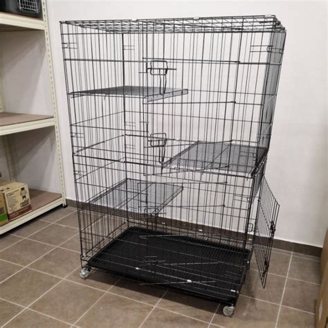 New Stock XXXL 3 Tiers Cat Cage Big Extra Large Foldable Three Layer