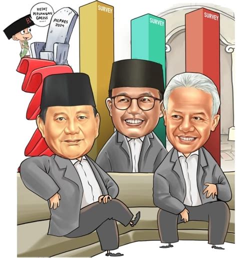 Survei Capres Prabowo Ganjar Ketat Anies Stagnan Rakyat Sulsel