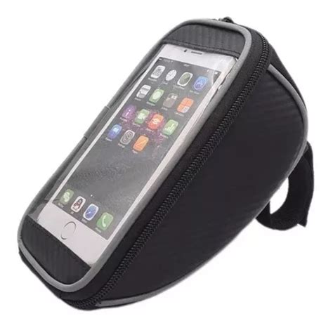 Bolso Bicicleta Delantero Con Porta Celular P Manubrio