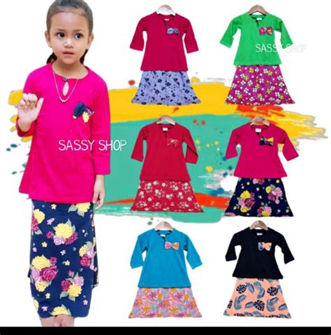 Raya Raya Raya 2023 Kids Fashion Baju Kurung Babies And Kids Babies