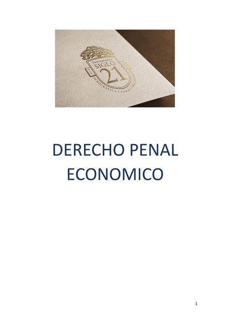 Tp2 Derecho Penal Economico Subir 19 06 2023 Derecho Penal Economico 1 En El Supuesto