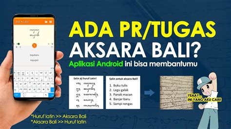 Aplikasi Android Yang Bisa Membantu Mengerjakan Prtugas Aksara Bali