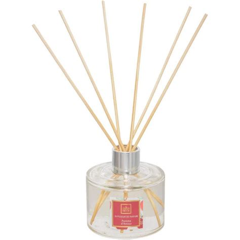 Diffuseur de parfum avec 6 bâtonnets 200 ml Parfum pomme d amour