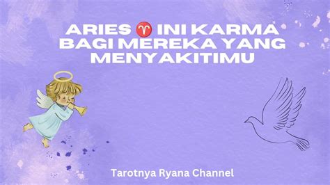 Aries Ini Karma Mereka Yang Menyakitimu YouTube