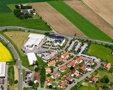 Eberhardzell Von Oben Wohngebiet Mischbebauung Der Mehr Und