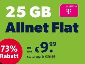 Telekom Netz 25 GByte LTE mit Telefonflat für 9 99 Euro Discountfan de