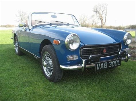 1973l Mg Midget Mkiii In Teal Blue Mike Authers Classics