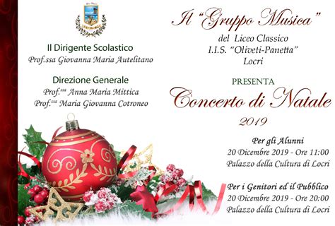 Iisolivetipanettalocri Edu It Gruppo Musica Concerto Di Natale