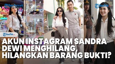 Akun Instagram Sandra Dewi Menghilang Praktisi Hukum Duga Sang Artis