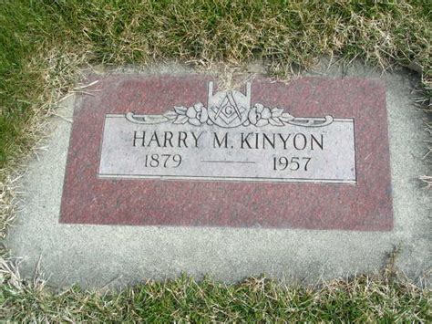 Harry Martin Kinyon Find A Grave Memorial