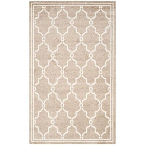 Safavieh Amherst Wheatbeige 5 Ft X 8 Ft Geometric Diamond Area Rug