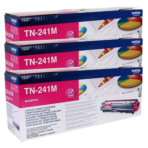 Brother Tn Magenta Pack Trio Toner Brother Sur Materiel Net