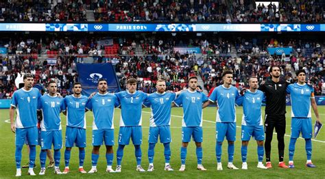 ＜パリ五輪サッカー男子 イスラエル・パラグアイ＞先発出場したイスラエル代表イレブン（ロイター） ― スポニチ Sponichi Annex サッカー