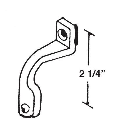 494W White Brackets For Patio Door Wood Handles Barton Kramer Inc