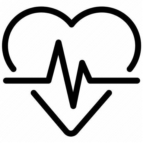 Health Heart Pulse Rate Vitals Activity Healthcare Icon