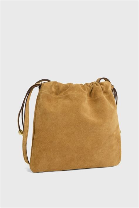 Sacs Gerard Darel Sac Bourse En Cuir Velours Alice Bl