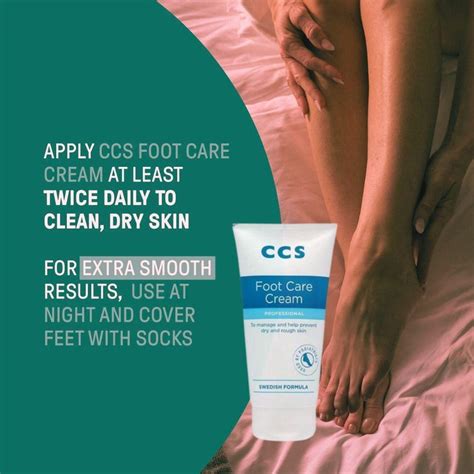 Ccs Swedish Foot Care Cream 175ml Intensive Moisturizing And Repairing Formula For Soft Smooth