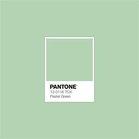 Pastel Green By Pantone Luxurydotcom Pantone Colour Palettes Pantone Green Pantone Color