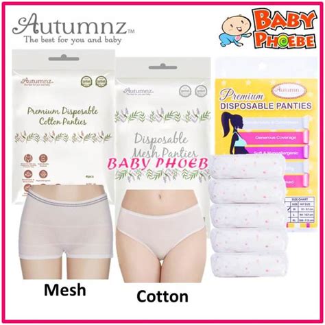 Autumnz Disposable Mesh Panties Autumnz Premium Disposable Cotton