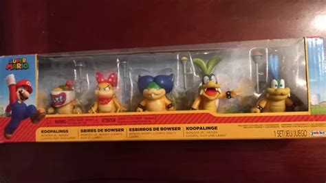 Set Koopalings Bowser Jr Wendy Larry Iggy Ludwig Supermario Envío gratis