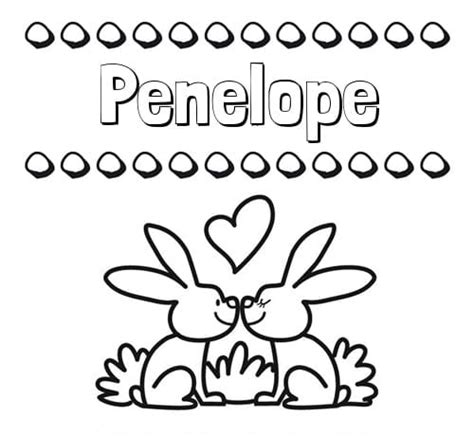 Free Penelope To Color Coloring Page Free Printable Coloring Pages