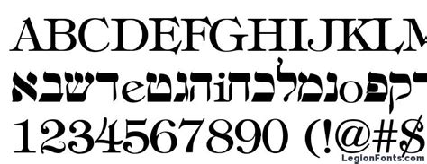 Hebrew Font Download Free Legionfonts