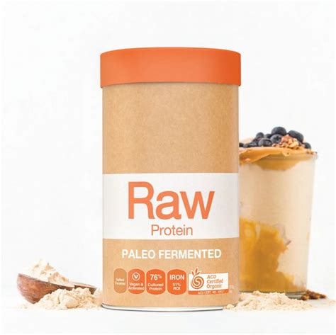 Amazonia Raw Protein Paelo Fermented Salted Caramel Powder 1kg Organic