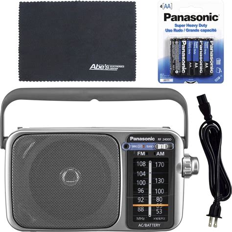 Panasonic Rf D Rf Portable Fm Am Radio With Afc Tuner X