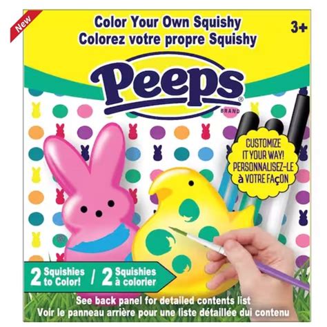 Peeps Toys Nwt Peeps Color Your Own Squishy Activity Kit Poshmark