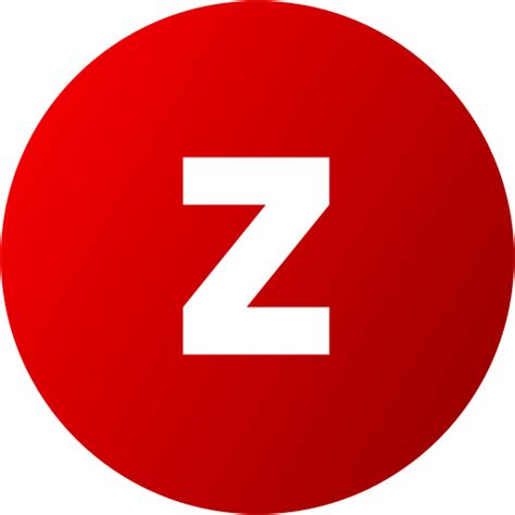 Letter z Generic Circular icon