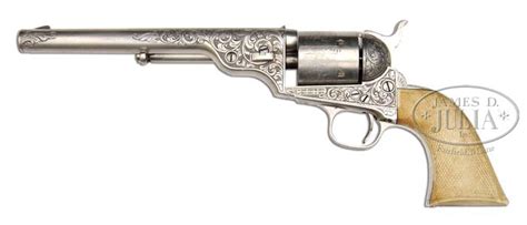 ENGRAVED COLT OPEN TOP SINGLE ACTION REVOLVER