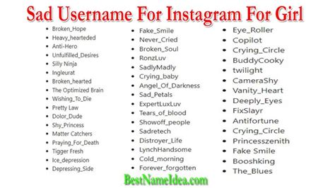 Alone Broken Sad Username For Instagram For Girls