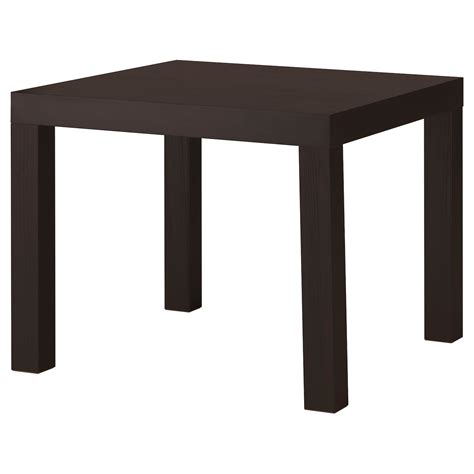 Приставной столик - IKEA LACK/ЛАКК ИКЕА, 55x55х45 см, коричневый за ...