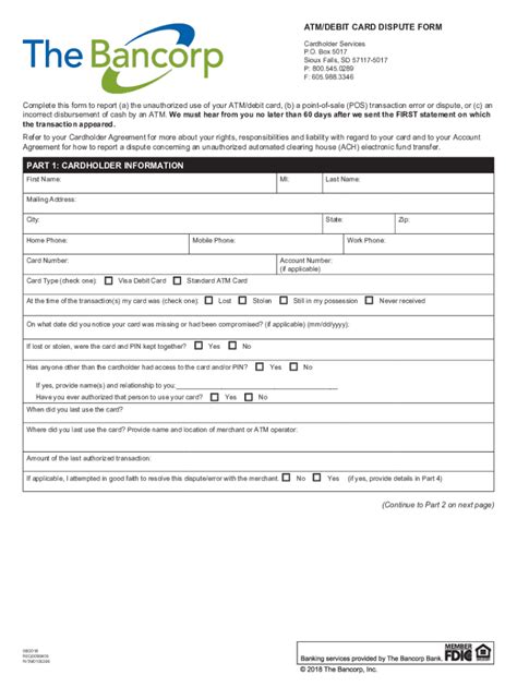 Fillable Online Cardholder Dispute Form And Affidavit Fraud Fax Email Print Pdffiller