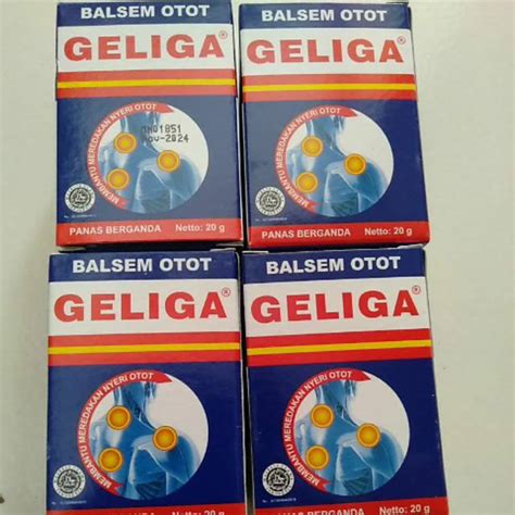 Jual Balsem Otot Geliga 20gr Shopee Indonesia