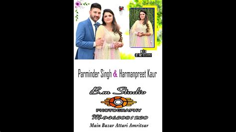 Marriage Ceremony Of Parminder Singh Weds Harmanpreet Kaur Live By Bm