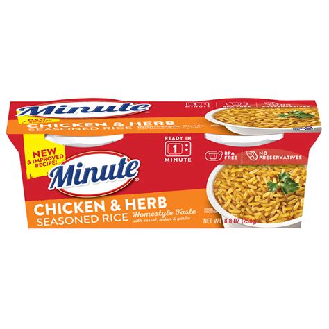 Chicken & Herb Flavored Rice Cups | Minute® Rice