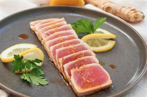 Seared Yellowfin Tuna Tataki BioIntelligent Wellness