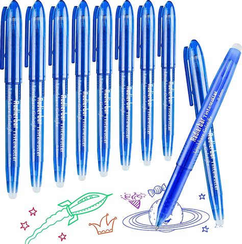 Stylo Effacables Bleu Couleur Stylo Bille Effacable 0 5mm Stylo Gomme