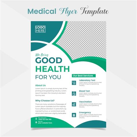 Premium Vector Medical Healthcare Flyer And Poster Template Design