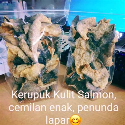 Jual Kerupuk Kulit Ikan Fish Skin Chips Shopee Indonesia