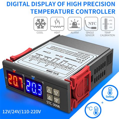 Temperature Regulator Stc Dual Digital Temperature Controller Dual