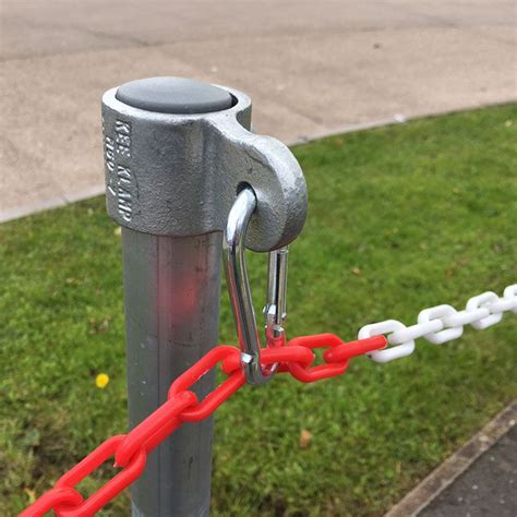 Plastic Chain 8mm Red And White 25m Simplified Safety