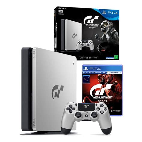 PlayStation 4 Slim 1TB Gran Turismo Sport Edition Console Bundle